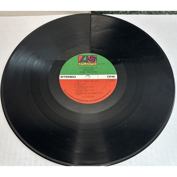Stephen Stills/Manassas Down The Road, Vinyl, Atlantic (1973) 1st Pressing READ - Picture 5 of 8